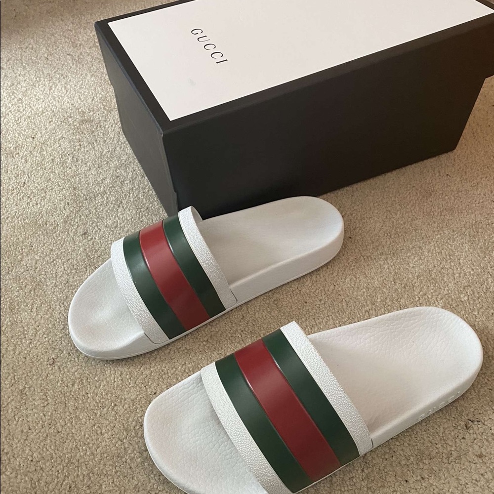Gucci Slides With Box